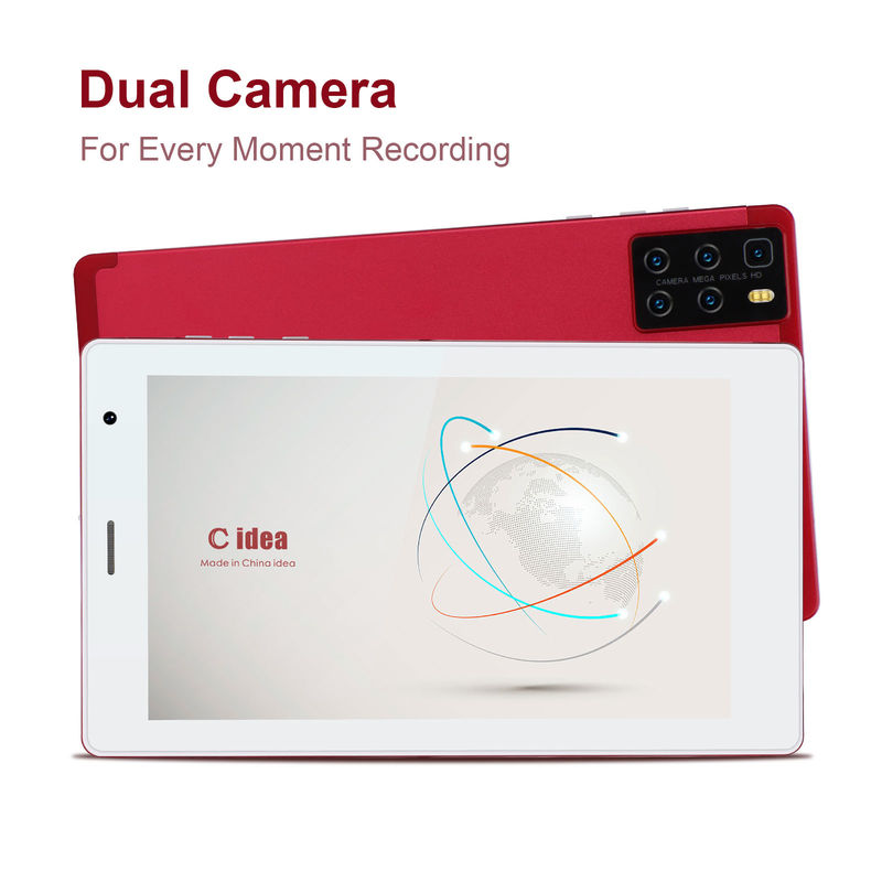 C idee Android-tabletten voor leerlingen 7 inch met quad core processor ROM 32GB uitbreiding Dual Camera CM520 (rood)