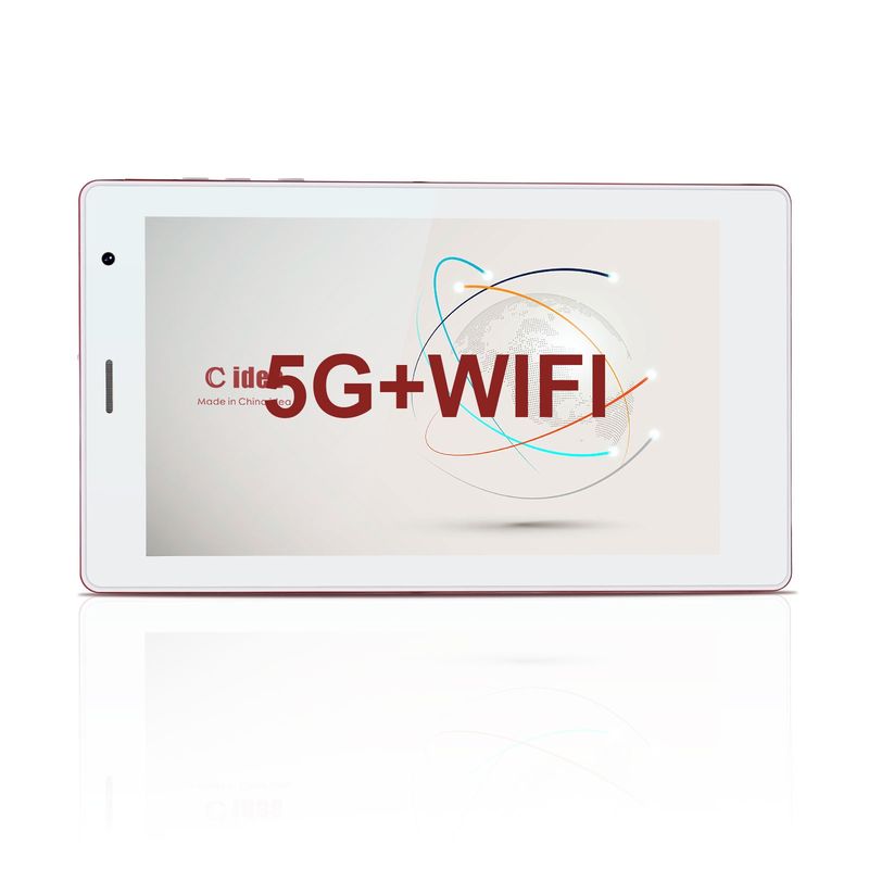 C idee Draagbaar en gemakkelijk te gebruiken 7 inch touchscreen tablet met hoogresolutiescherm CM520 (rood)