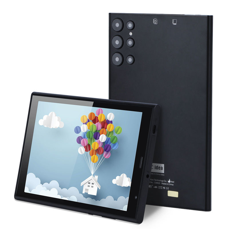C idee 8 inch Android Tablet PC 8GB RAM 512GB ROM Quad Core 800*1280 HD Tablets met WIFI/SIM Card CM822 (Zwart)