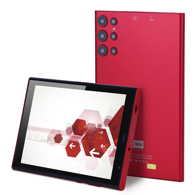 C idee WiFi 8 inch tablet pc met grote 8000mAh batterij 512GB opslag Dual 5MP + 8MP camera CM822 (rood)