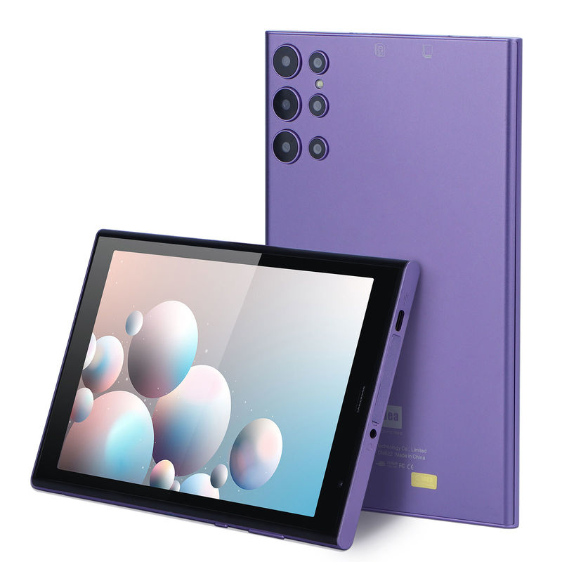 C Idea Draagbare 8 inch tablet pc met behuizing 5000mAh Batterijduur Dual Camera 5MP+8MP Sim Card Slot Purple
