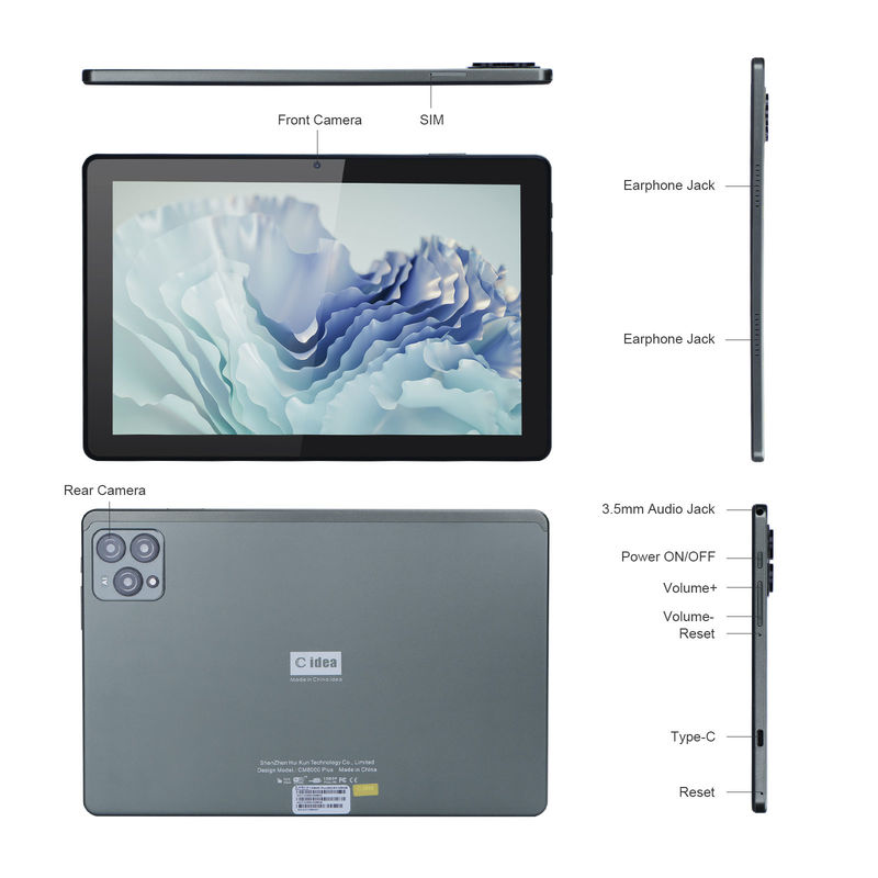 C idee 10 Smart Tablet PC Krachtige processor lange levensduur van de batterij hoge kwaliteit beeldmateriaal CM8000plus