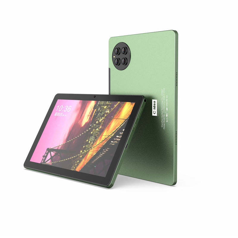 C idee Android Tablet Groen 10 inch 8MP + 13MP Camera's 8GB RAM Volwassenen Gaming Tablet CM7800