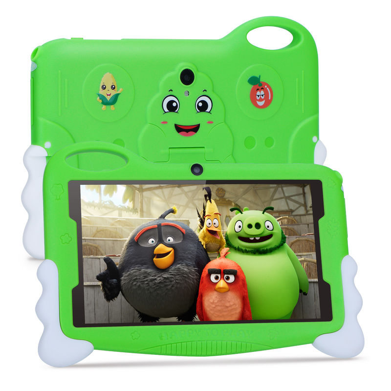 C idee Kids Student Study Tablet 7 Inches Cute Long Battery Life 32GB Storage 2MP + 5MP Dual Camera's CM90 Groen