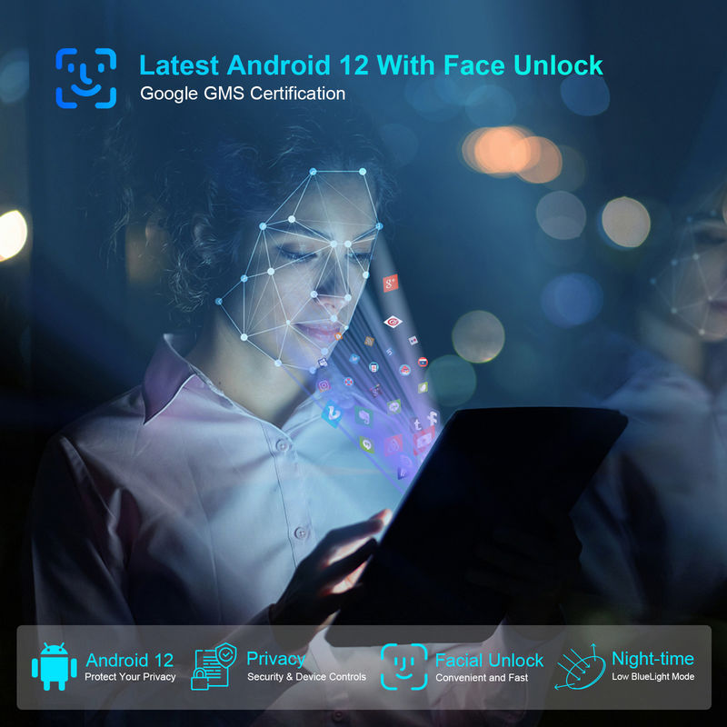 C idee 3 GB RAM 64 GB ROM 10 inch Android Tablet PC 512 GB Uitbreiding HD IPS Display CM9000 Ruimte Grijz