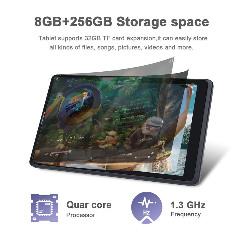 C idee Volwassenen Zwart Android 8 inch Tablet PC CM835 MTK Chip 256GB Grote opslag GPS ondersteunt