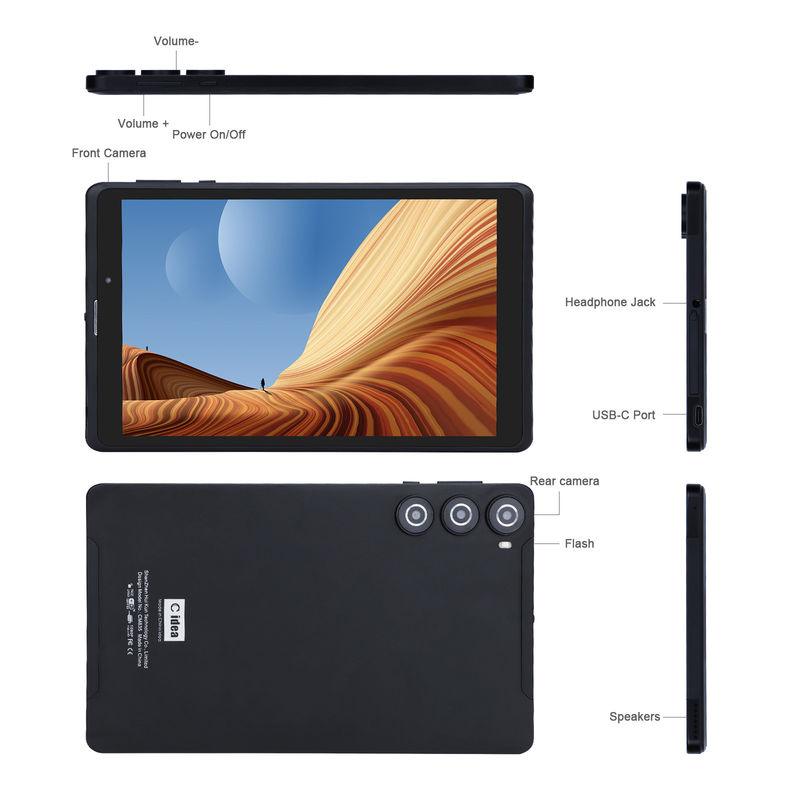 C idee Volwassenen Zwart Android 8 inch Tablet PC CM835 MTK Chip 256GB Grote opslag GPS ondersteunt