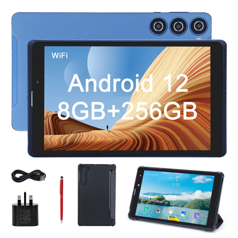 C Idea Blauw 8 inch Tablet PC Grote opslag Dual camera Metalen tabletten voor lezen kijken