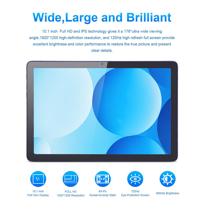 C Idea Android tablet met dubbele camera 6000mAh Google gecertificeerd 10.1 inch tablet P1200