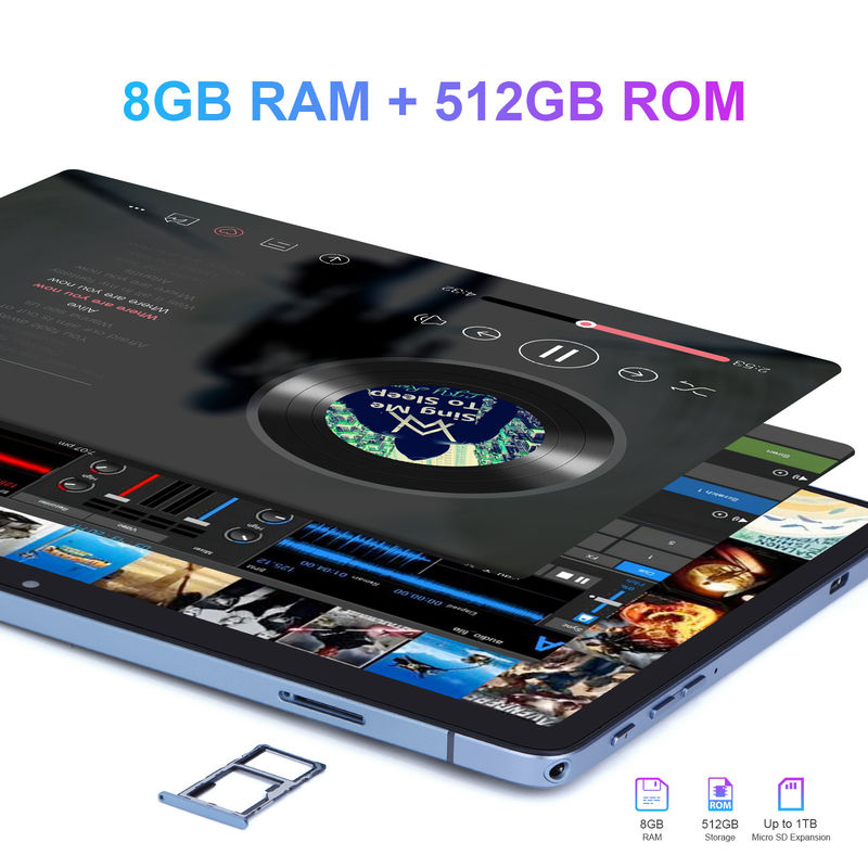 C idee SIM-ondersteuning Langdurig 512 GB opslag 10 inch tablet pc voor school CM8500