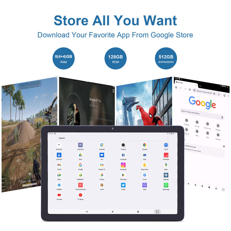 C idee 10,1 inch Android 12 Tablet 8 GB RAM 128 GB ROM Model CM1200