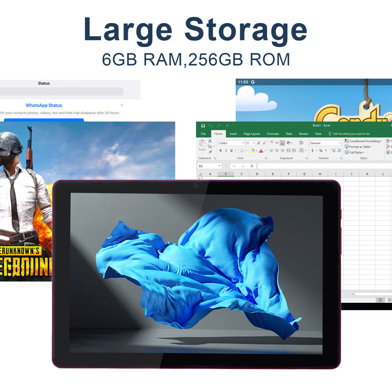 C idee 10 inch Android 12 Tablet 8GB RAM 256GB ROM Model CM8000PLUS Rood
