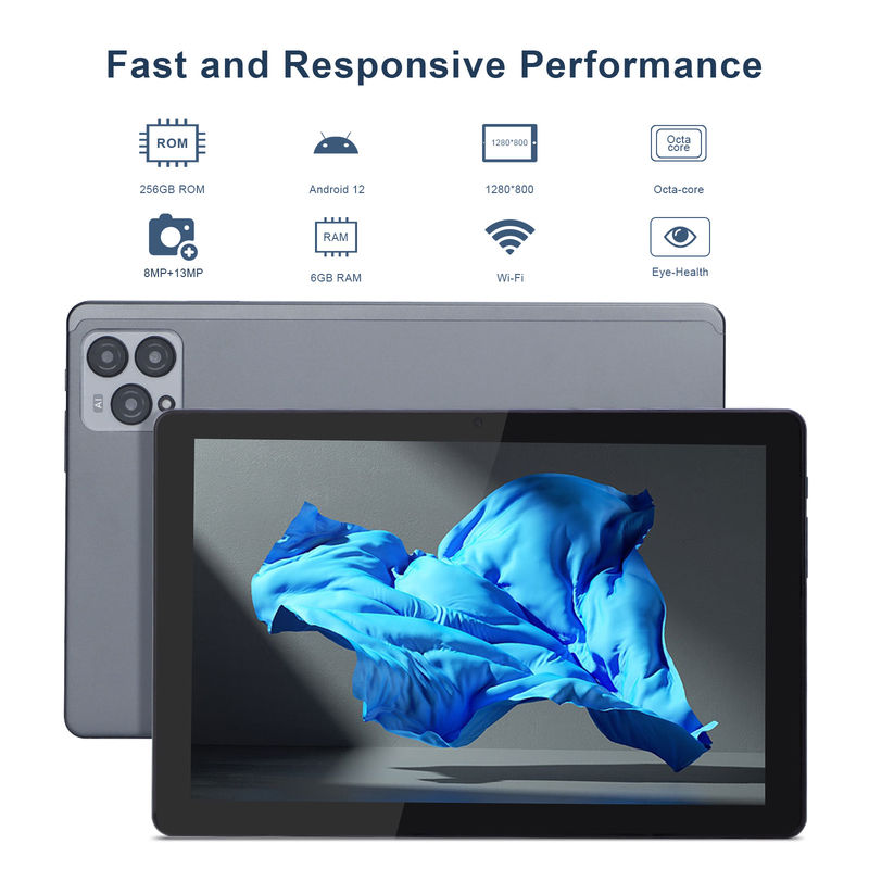 C idee 10 inch Android 12 Tablet 8GB RAM 256GB ROM Model CM8000PLUS Grijz