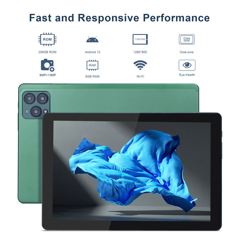 C idee 10 inch Android 12 Tablet 8GB RAM 256GB ROM Model CM8000PLUS Groen