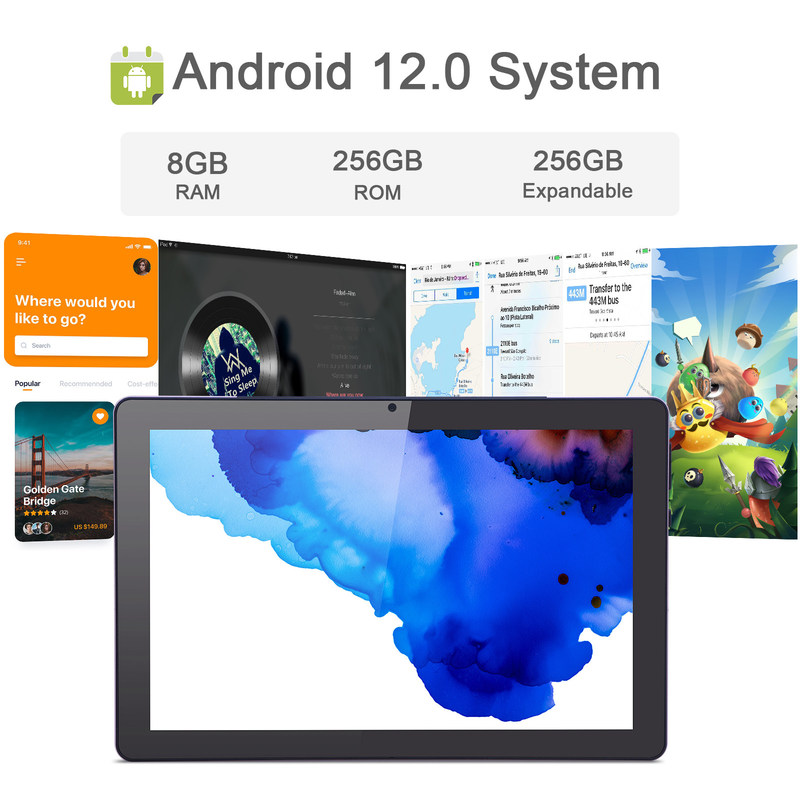 C idee 9,7 inch Android 12 Tablet 8 GB RAM 512 GB ROM Model CM7800 Roze