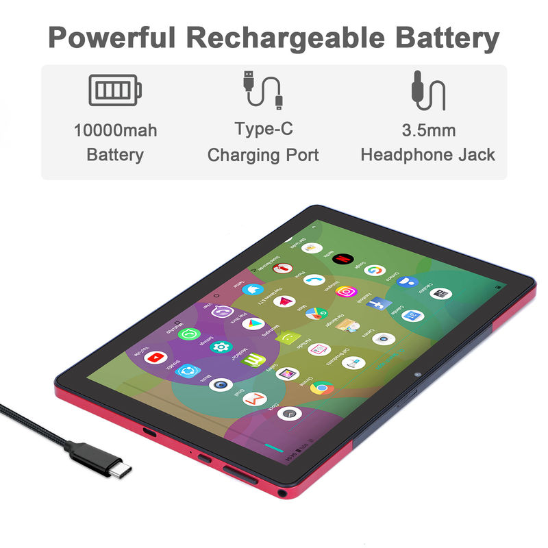 C idee 9,7 inch Android 12 Tablet 8 GB RAM 512 GB ROM Model CM7800 Rood