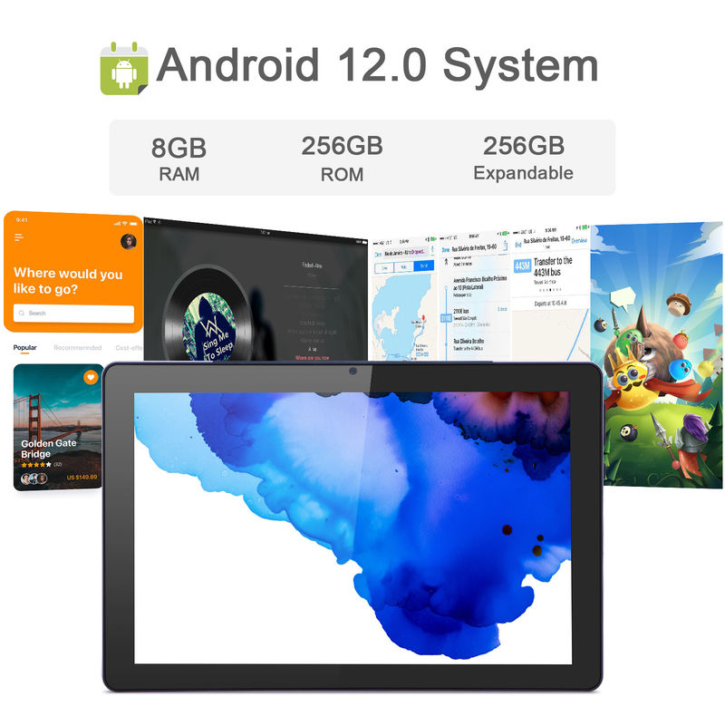 C idee 9,7 inch Android 12 Tablet 8 GB RAM 512 GB ROM Model CM7800 Paars