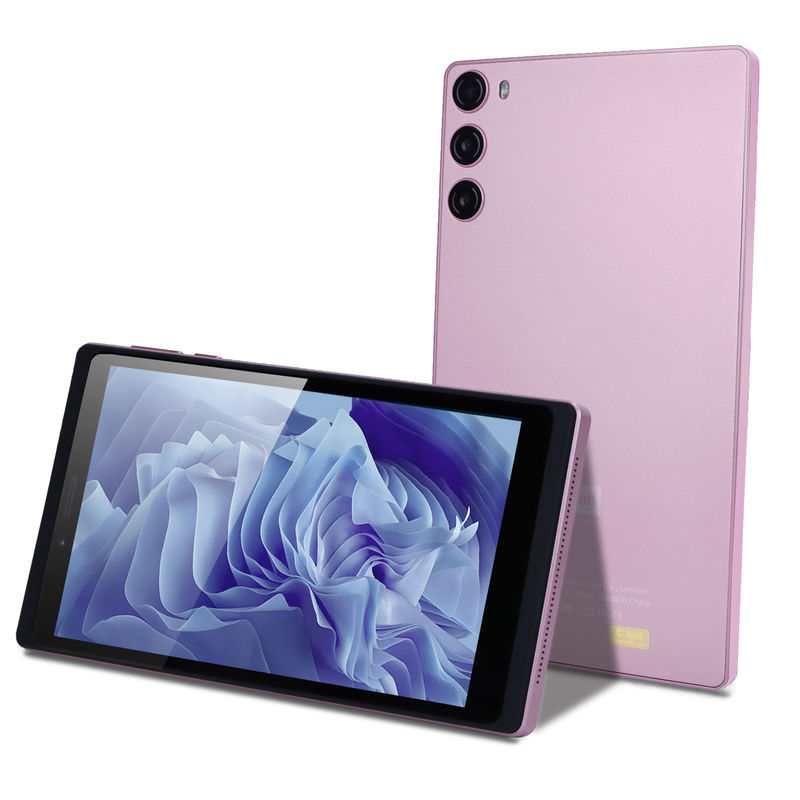 C Idea Android 12 Tablet 6GB RAM 128GB ROM Met SIM 7 Inch Tablet PC Voor Studenten CM525 Roze