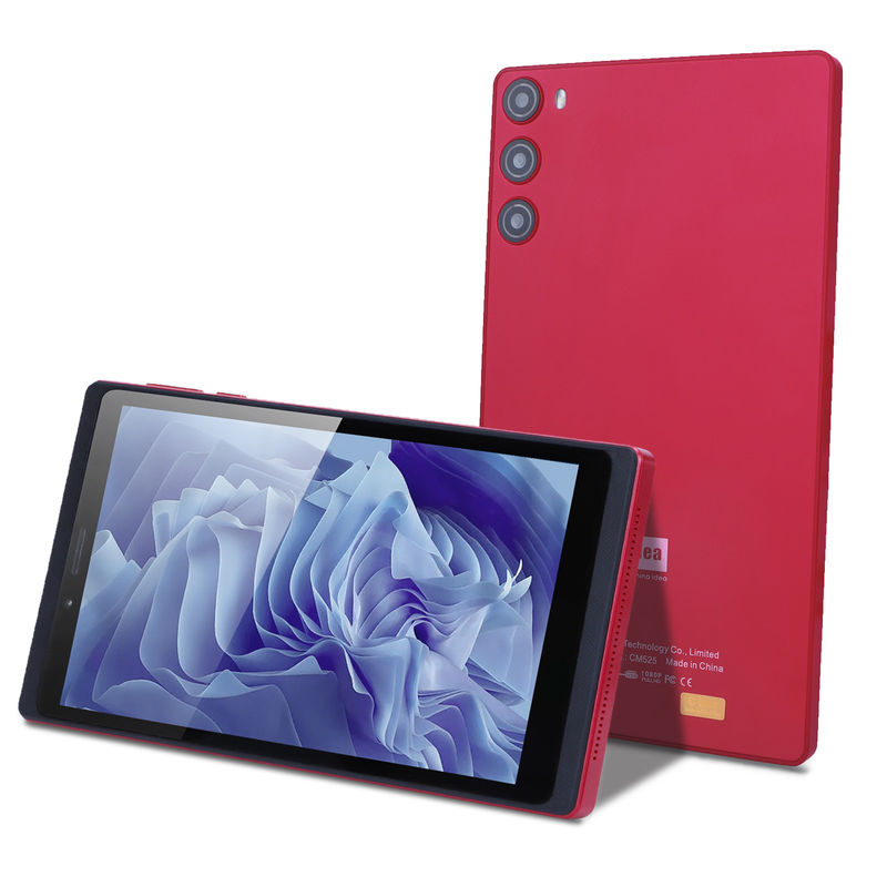 C Idea 7 Inch Tablet 6 GB RAM 128 GB ROM Met SIM Android Tablet PC Voor Studenten CM525 Rood