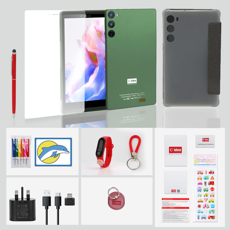 C Idea 7 inch touchscreen tablet met SIM voor studenten CM525 Groen