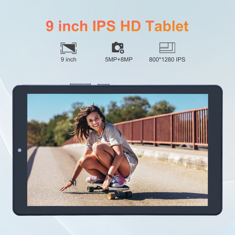 C idee 9 inch Android 12 Tablet 8GB RAM 512GB ROM 5MP+8MP Dual Camera WIFI Tablet met SIM CM915 (Grijz)