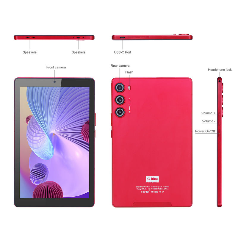 C idee 9 inch tablet pc wifi 2.4g/5g 800x1280 IPS scherm android tablet telefoon oproep ondersteuning met dubbele camera