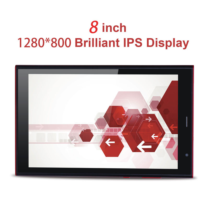 C idee 8 inch Android Tablet PC 8GB RAM 512GB ROM Quad Core 800*1280 HD Tablets met WIFI/SIM Card CM822 (Rood)