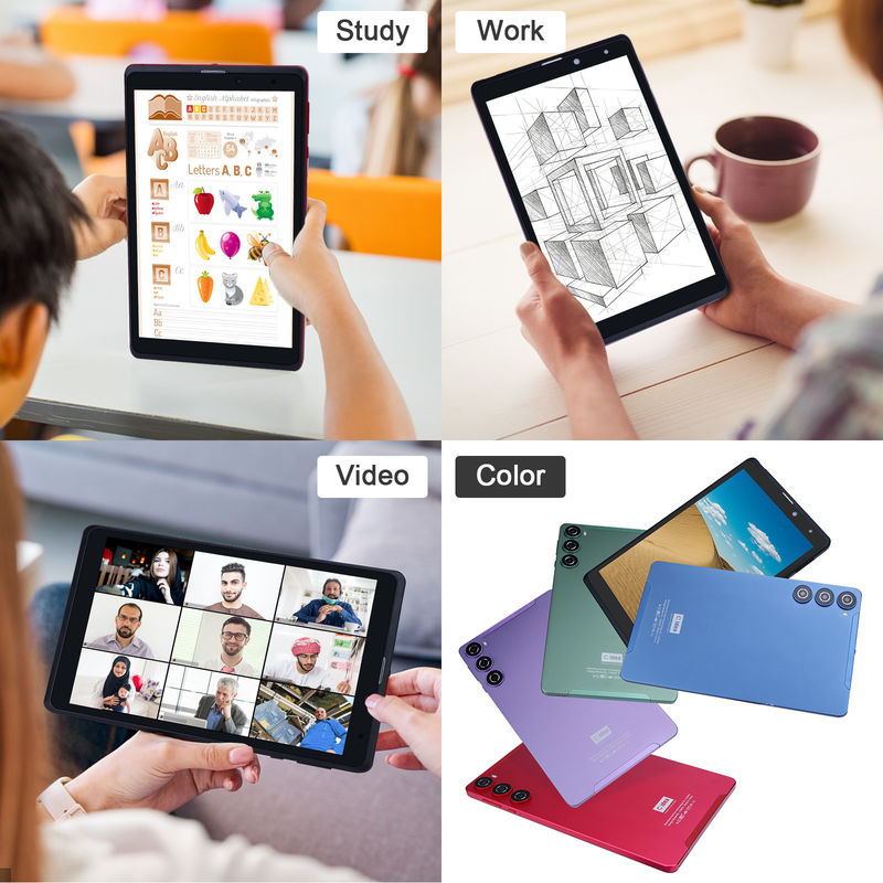 C idee 8 inch Android Tablet PC Vervaardiger met Android 12 Quad Core 8GB+512GB opslag IPS HD Display CM835 ((blauw)