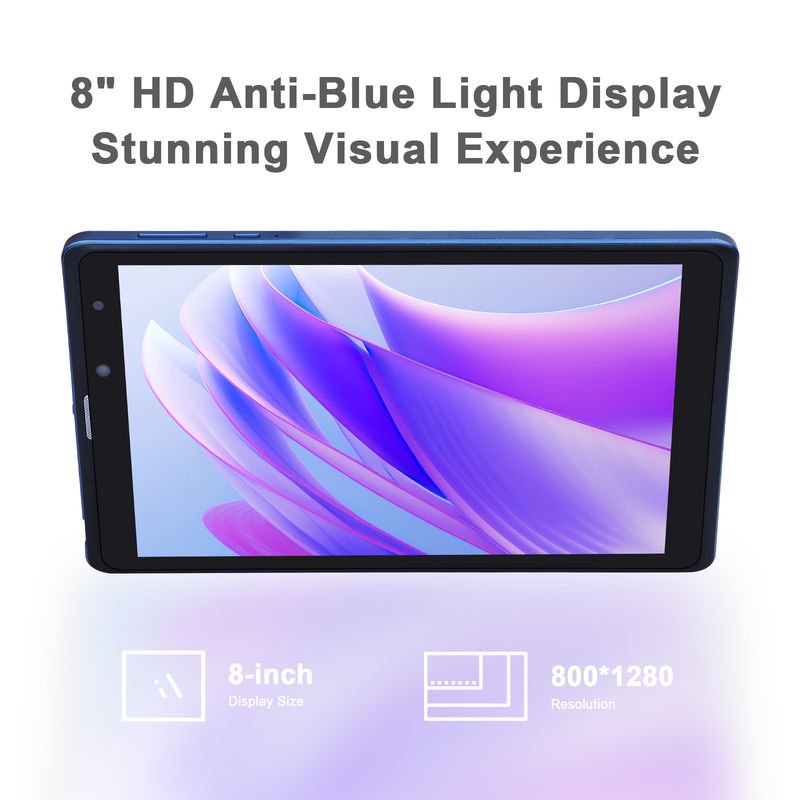 C idee 8 inch Android Tablet PC Vervaardiger met Android 12 Quad Core 8GB+512GB opslag IPS HD Display CM835 ((blauw)