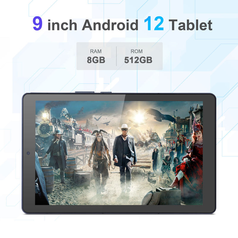 C idee 9 inch Tablet PC WIFI 2.4G/5G 800x1280 IPS Scherm Android Tablet Telefoongesprek Ondersteuning Met Dual Camera ((Grijz)