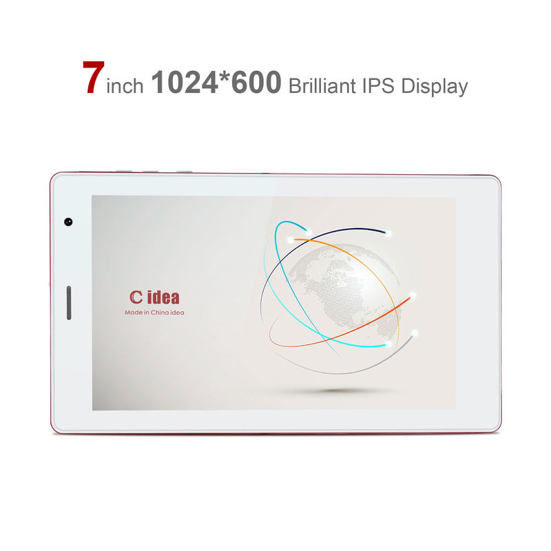 C idee Draagbaar en gemakkelijk te gebruiken 7 inch touchscreen tablet met hoogresolutiescherm CM520 (rood)