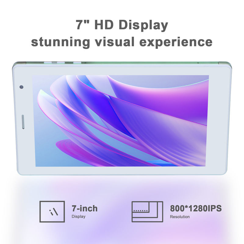 C idee 7 inch Android Smart Tablets 8+512GB Quad Core WiFi Tablet HD Touch Screen CM513 ((groen)