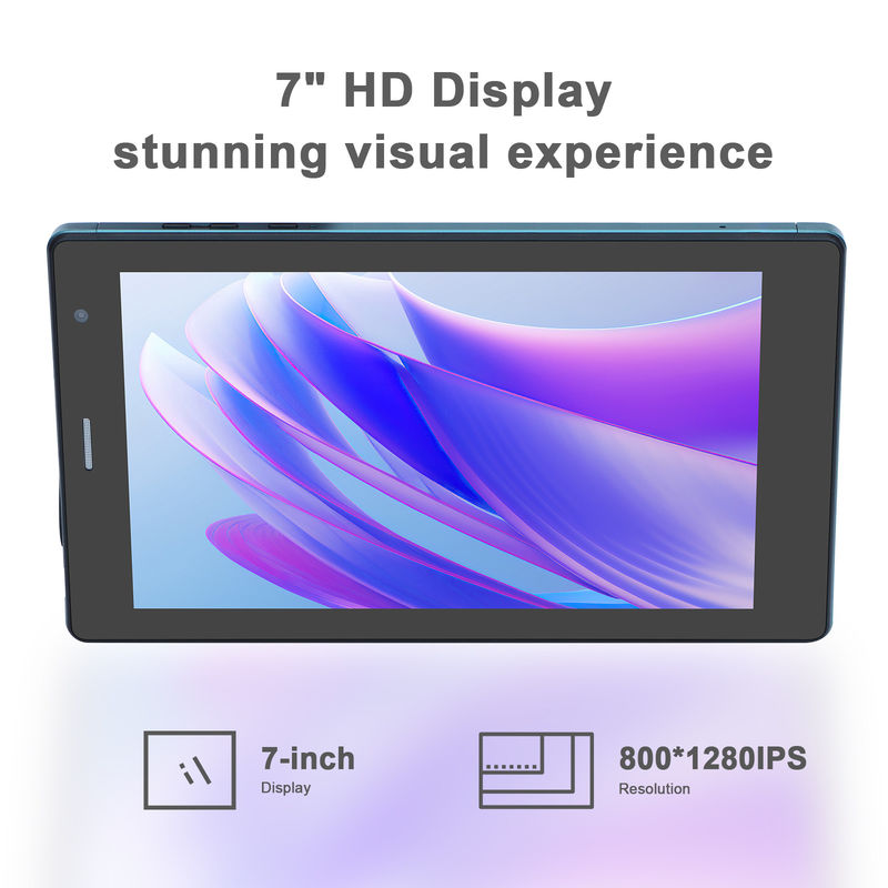 C idee 7 inch Android Smart Tablets 8+512GB Quad Core WiFi Tablet HD Touch Screen CM513 ((blauw)