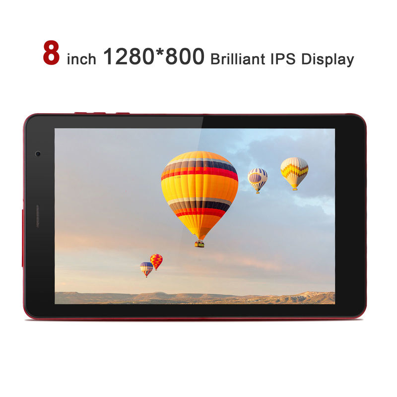 C idee 1280x800 IPS 8 inch Android Tablet HD Touchscreen GPS WiFi Dual Camera 8000mAh Battery CM813-Rood