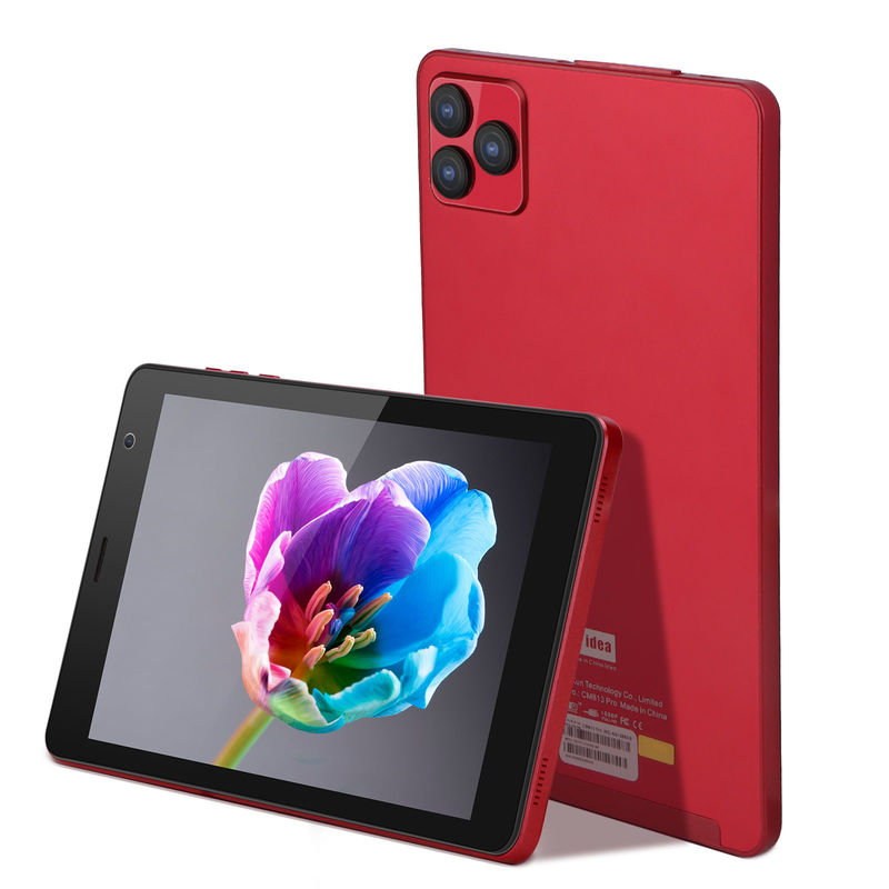 C idee Android 8 inch Tablet PC Android 12 Tablet 512GB opslag tabletten PC Quad Core Processor CM813 rood