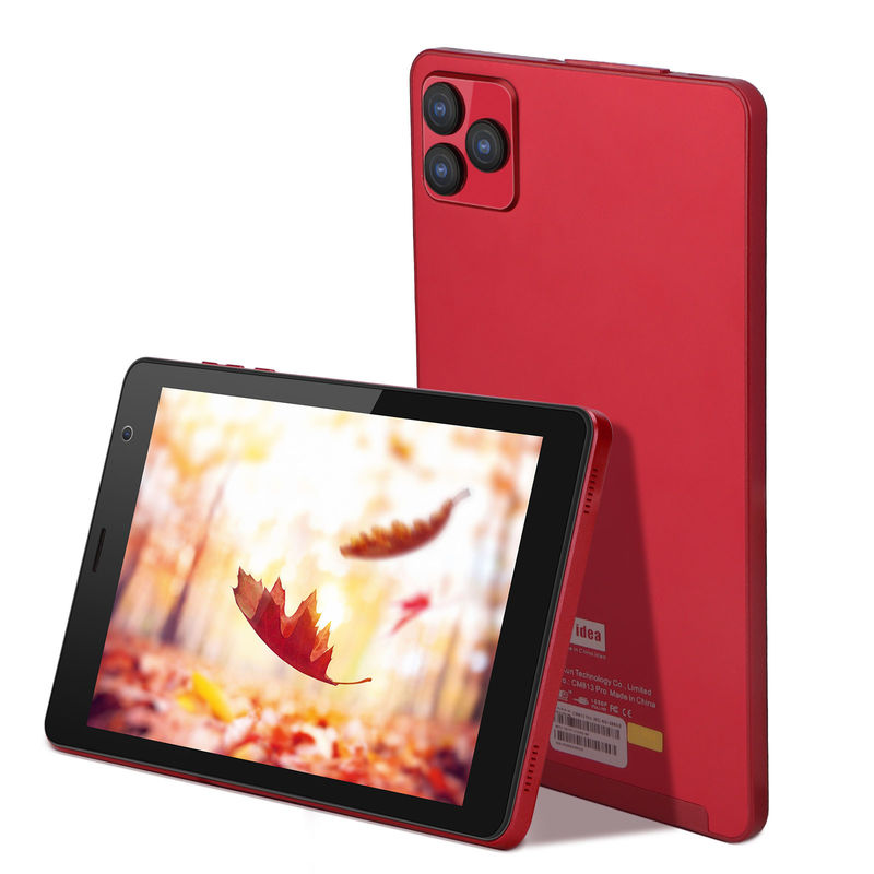C idee 8 inch Android 12 Tablet 6GB RAM 512GB ROM 8000mAh Batterij 5+8MP Camera CM813 PRO-rood