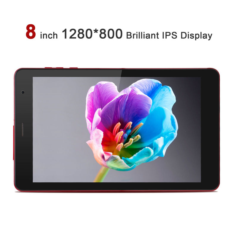 C idee Android 8 inch Tablet PC Android 12 Tablet 512GB opslag tabletten PC Quad Core Processor CM813 rood