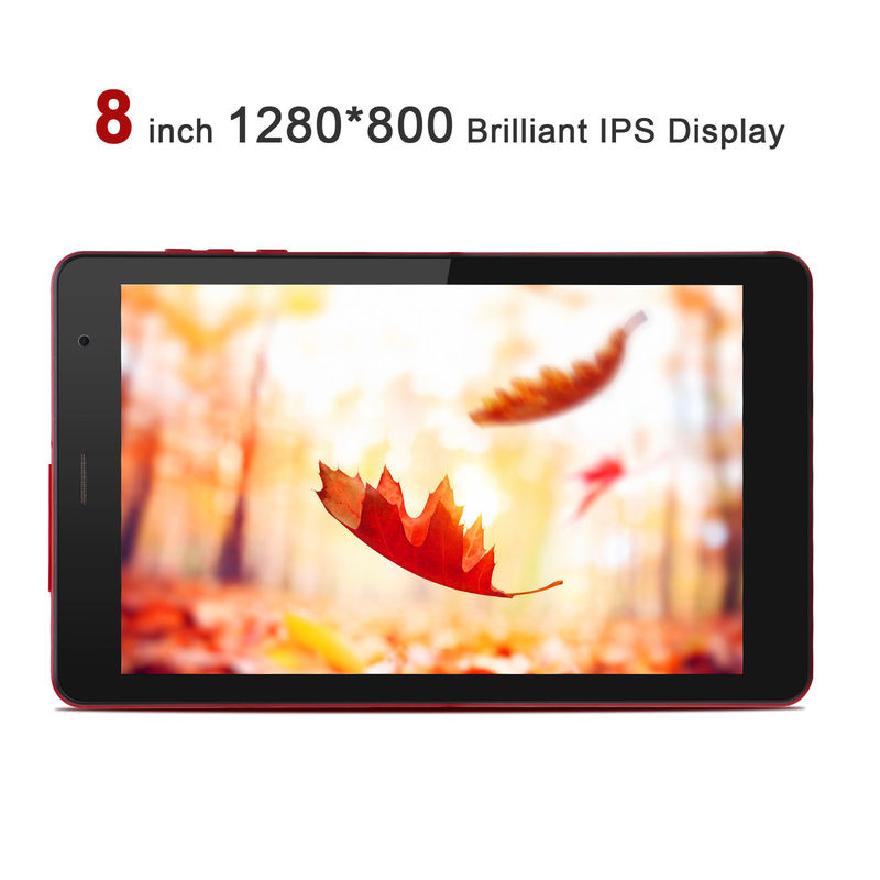 C idee 8 inch Android 12 Tablet 6GB RAM 512GB ROM 8000mAh Batterij 5+8MP Camera CM813 PRO-rood