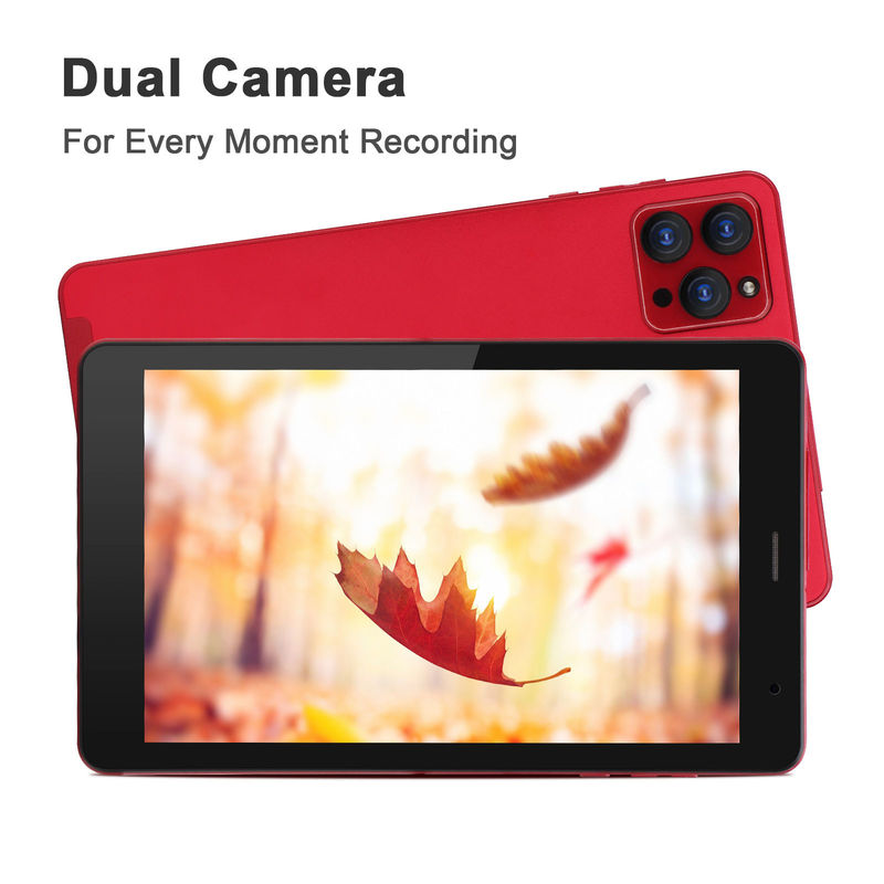 C idee 8 inch Android 12 Tablet 6GB RAM 512GB ROM 8000mAh Batterij 5+8MP Camera CM813 PRO-rood