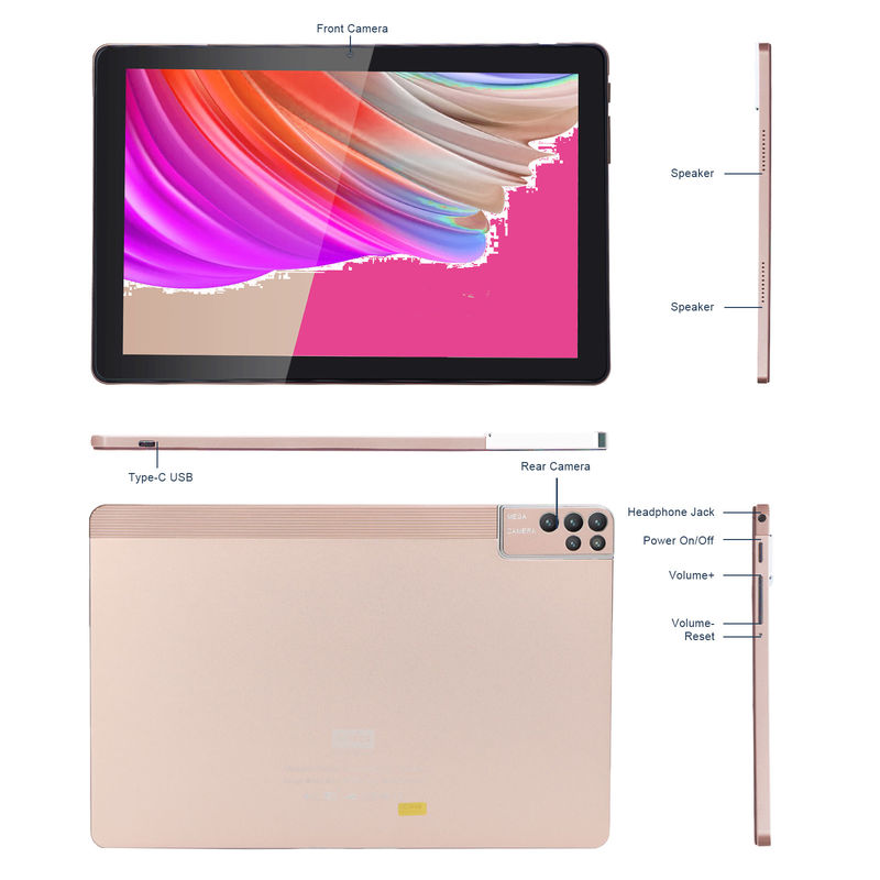 C Idea 10 Inch Tablet PC Android 12 Tablet 6GB RAM 256GB ROM 6000mAh Batterij IPS HD Touch Screen CM7000PLUS