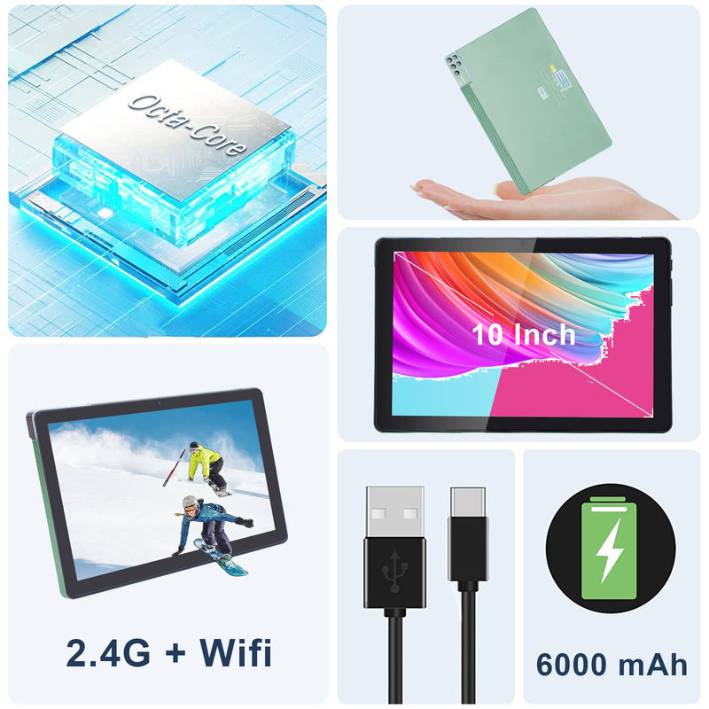 C idee 6+256GB 800x1280 IPS 10 inch Tablet PC met Case Quad Core Dual 5MP+8MP Camera HD IPS Display CM7000