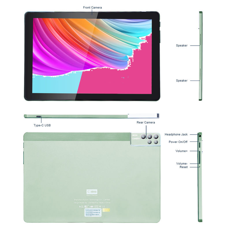 C idee 6+256GB 800x1280 IPS 10 inch Tablet PC met Case Quad Core Dual 5MP+8MP Camera HD IPS Display CM7000