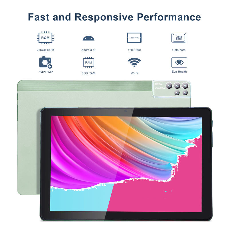C idee 6+256GB 800x1280 IPS 10 inch Tablet PC met Case Quad Core Dual 5MP+8MP Camera HD IPS Display CM7000