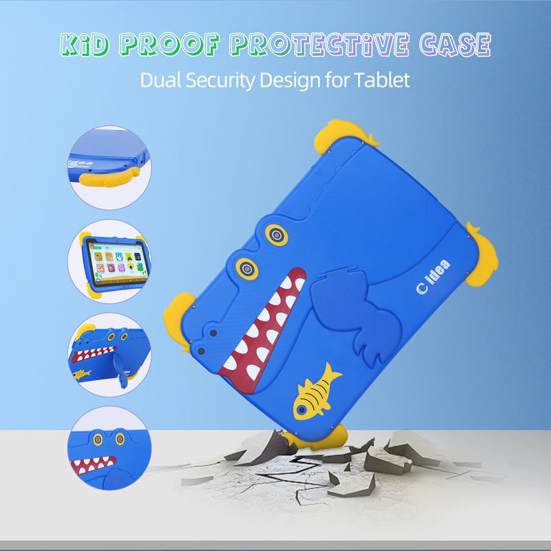 C idee Kids Tab 10.1 inch Android 12 Tablet voor Kind 4 GB RAM 64 GB ROM Oogbescherming Touchscreen P1150