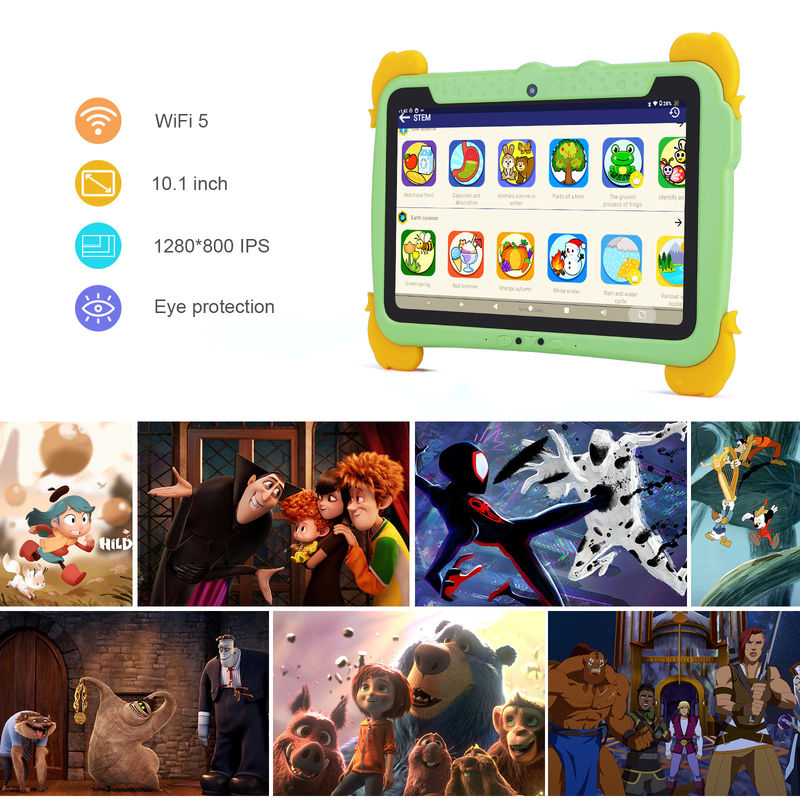 C idee 10,1 inch Kids Tablet PC met hoes Oogbescherming ips HD Screen Pre-Installatie IWAWA P1150