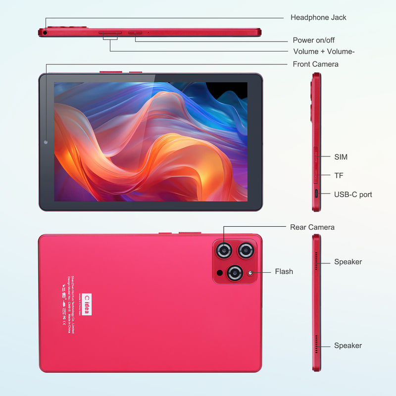 C idee 9 Inch Tablet PC Android Met Simkaart 1024x600 IPS Scherm Display Wifi GPS voor tieners Student CM915