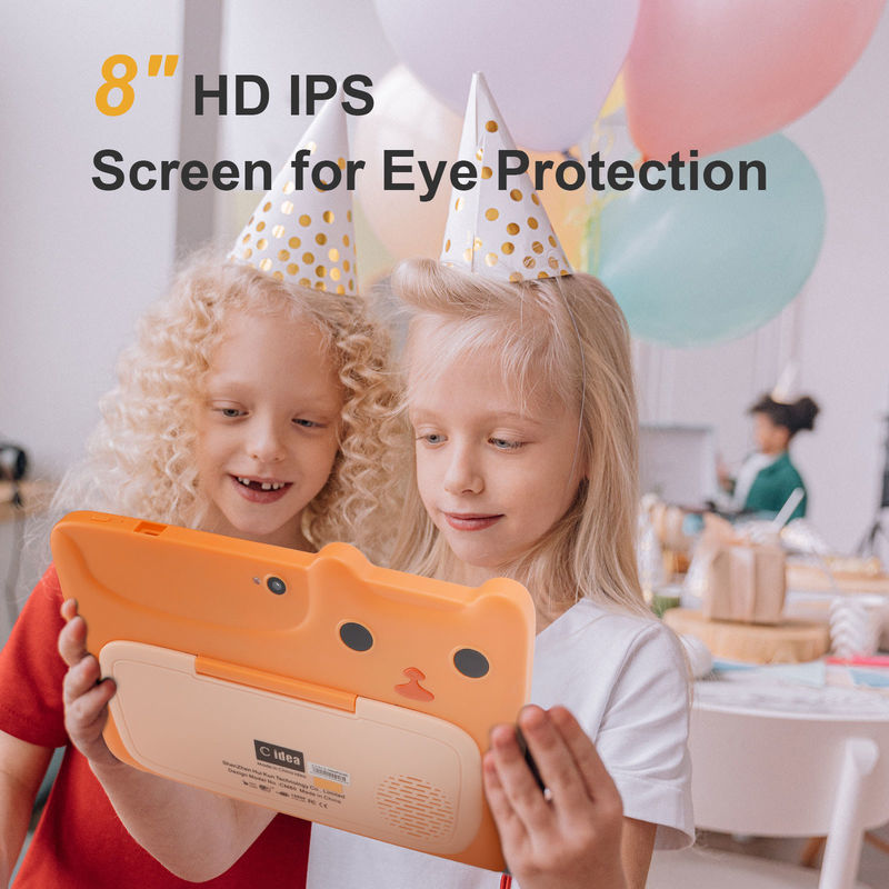 C idee 7 inch tablet kidspad met 4GB RAM + 64GB ROM HD IPS veiligheid oogbescherming voor baby CM80 oranje