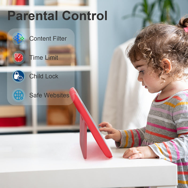 C-idee Educatieve 7 inch tablet Kidspad met kind-proof case grote batterij 5000mAh IWAWA Pre geïnstalleerd CM80Red