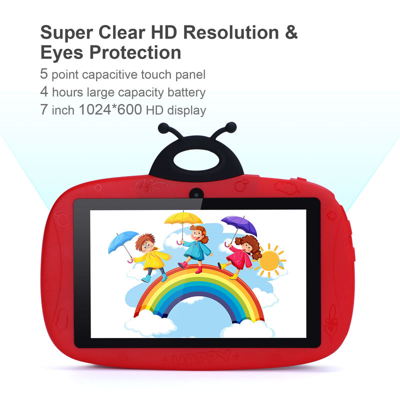 C idee Kinderen Android 7 inch touchscreen tablet 6+128GB opslag gratis hoes WIFI Dual Camera CM75