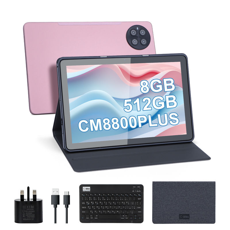 C idee 10.1 inch Android WiFi Touch Screen Tablet PC met 5G LET Keyboard CM8800plus